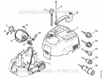 SE 121: Capot, Câble d'alimentation pour Stihl SE 121