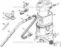 Cuve, Outillage pour Stihl SE 121 E