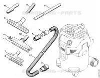 Accessoires optionnels pour Stihl SE 122