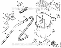 Cuve, Outillage pour Stihl SE 122