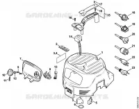 SE 122: Capot, Câble d'alimentation pour Stihl SE 122