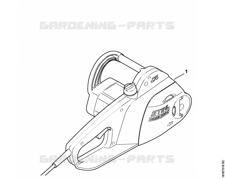 Numéro de machine Stihl Tronçonneuses Tronçonneuses Tronçonneuses électriques MSE 140 C-BQ  MSE 140 C-BQ
