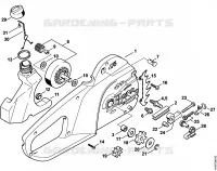 Carter de poignée pour Stihl MSE 160 C-BQ