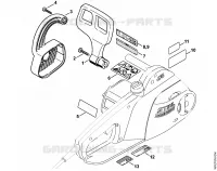 Protège main pour Stihl MSE 160 C-BQ