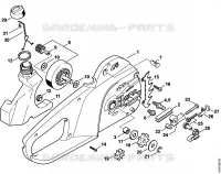 Carter de poignée pour Stihl MSE 200 C-BQ
