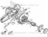 Moteur électrique MSE 200 C pour Stihl MSE 200 C-BQ