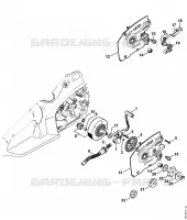 Pompe à huile, Pignon pour Stihl MSE 170 C-Q