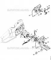 Pompe à huile, Pignon pour Stihl MSE 190 C-BQ