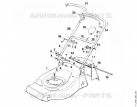 A   Guidon pour Stihl MB 140