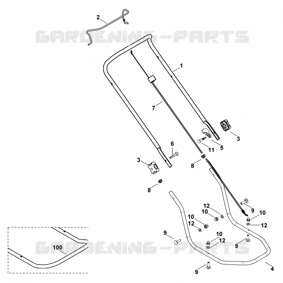 A - Guidon Stihl Tondeuses Tondeuses VIKING : MB MB 2 R  MB 2 R