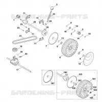 D   Axe, transmission pour Stihl MB 2 RT