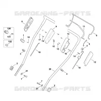 A   Guidon part haut pour Stihl MB 2.0 RTX