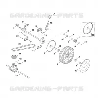 D   Axe, transmission pour Stihl MB 2.0 RTX