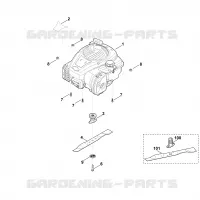 C   Moteur, lame pour Stihl MB 2.2 R