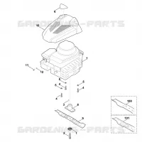 D   Moteur, lame pour Stihl MB 248.0
