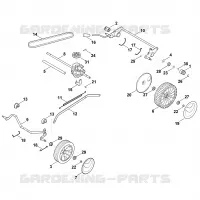 C   Entraînement, Transmission pour Stihl MB 248.1 T