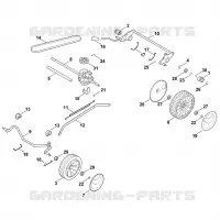 C   Entraînement, Transmission pour Stihl MB 248.2 T
