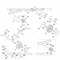 C   Entraînement, Transmission pour Stihl MB 248.3 T