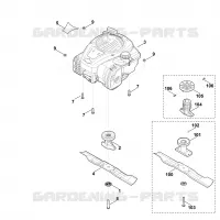 D   Moteur, lame pour Stihl MB 248.3 T