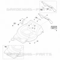B   Carter pour Stihl MB 248.4