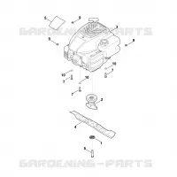D   Moteur, lame pour Stihl MB 248.4