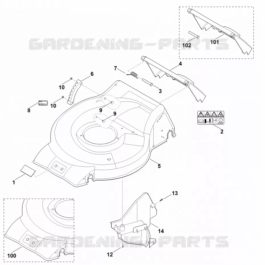 B - Carter Stihl Tondeuses Tondeuses VIKING : MB MB 253.1 T  MB 253.1 T