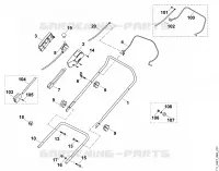 A   Guidon pour Stihl MB 3 R