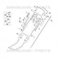 A   Guidon pour Stihl MB 3 RC