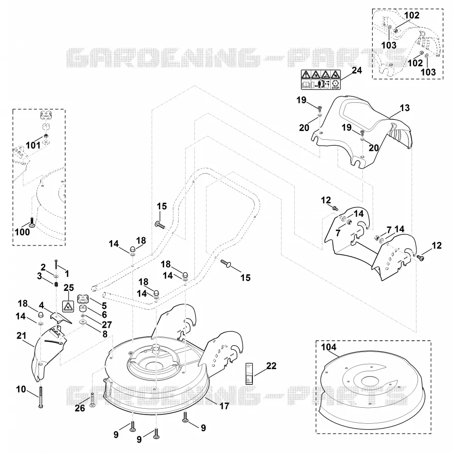 B - Carter Stihl Tondeuses Tondeuses VIKING : MB MB 3 RC  MB 3 RC