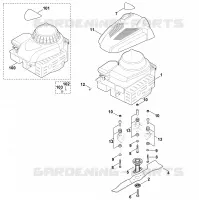D   Moteur, lame pour Stihl MB 3.0 RTX