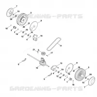 C   Axe, transmission pour Stihl MB 4.0 RT