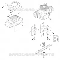 E   Moteur, lame pour Stihl MB 4.0 RT