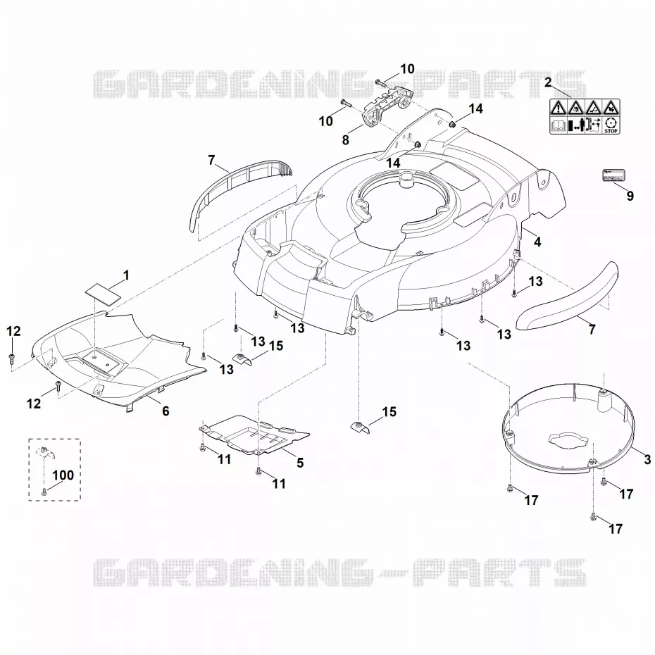 B - Carter Stihl Tondeuses Tondeuses VIKING : MB MB 4.0 RT  MB 4.0 RT