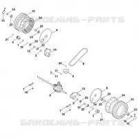 C   Axe, transmission pour Stihl MB 4.0 RTP
