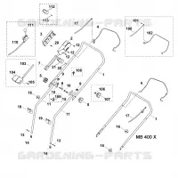 A   Guidon pour Stihl MB 400 M