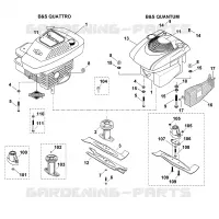 D   Moteur, lame pour Stihl MB 400 M