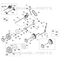 C   Entraînement pour Stihl MB 415