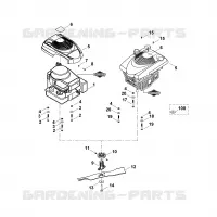 D   Moteur, lame pour Stihl MB 415