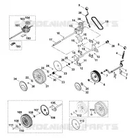 C   Entraînement pour Stihl MB 443.0 T