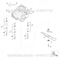 D   Moteur, lame pour Stihl MB 443.1