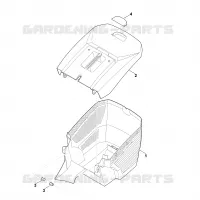 E   Bac de ramassage pour Stihl MB 443.1