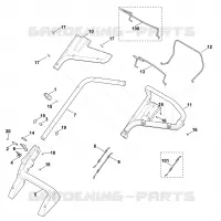 A   Guidon pour Stihl MB 448.1 TC