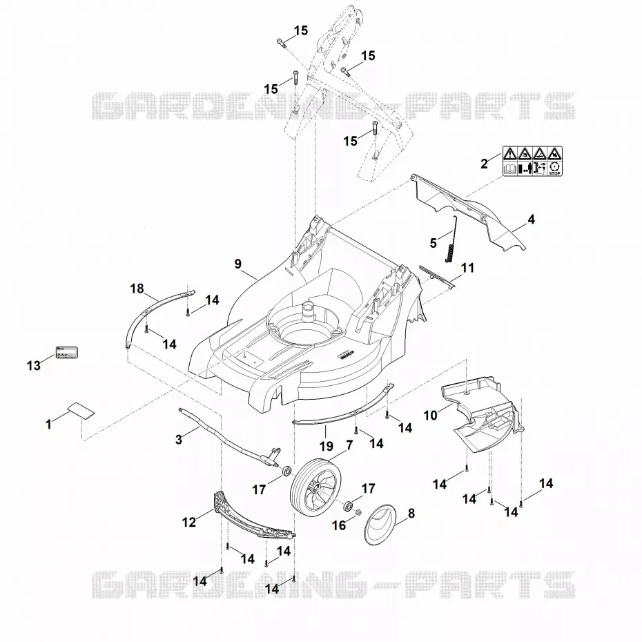 B - Carter, Axe Stihl Tondeuses Tondeuses VIKING : MB MB 448.1 TC  MB 448.1 TC