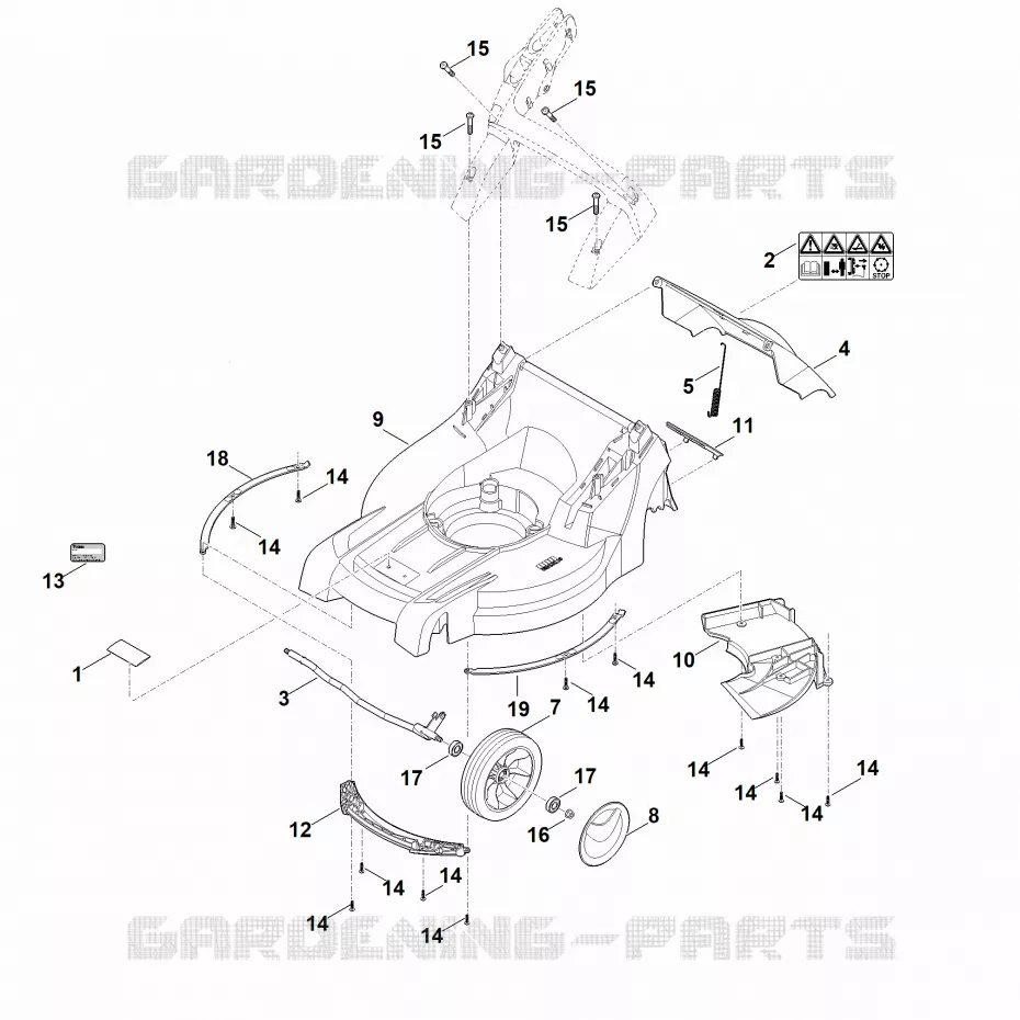 B - Carter, Axe Stihl Tondeuses Tondeuses VIKING : MB MB 448.1 VC  MB 448.1 VC