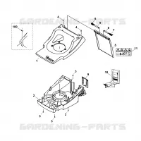 B   Carter pour Stihl MB 450