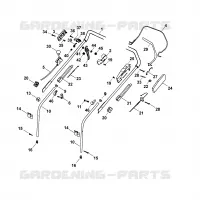 A   Guidon pour Stihl MB 455 BC