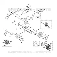 C   Entraînement pour Stihl MB 455 BC