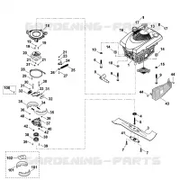 E   Moteur, lame pour Stihl MB 455 BC