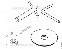 G   Outils pour Stihl MB 455 BC