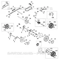 D   Entraînement pour Stihl MB 455 E